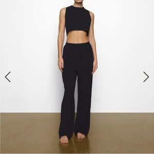 Skims Boyfriend Loose Pant | Onyx